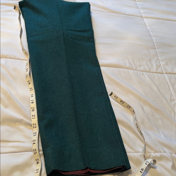 Dark Green Wool pants - Picture 5 of 10